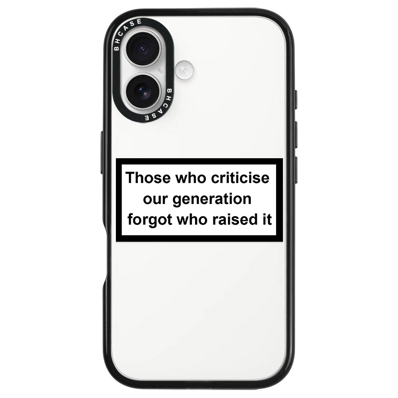 Criticise Generation iPhone 16 Tok