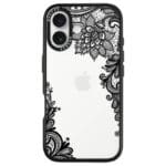 Flowers Black iPhone 16 Tok
