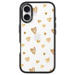 Golden Hearts iPhone 16 Tok