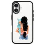 Mother Black Haired With Boy iPhone 16 Tok