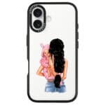 Mother Black Haired With Girl iPhone 16 Tok