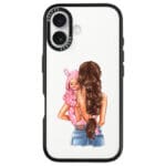 Mother Brunette With Girl iPhone 16 Tok