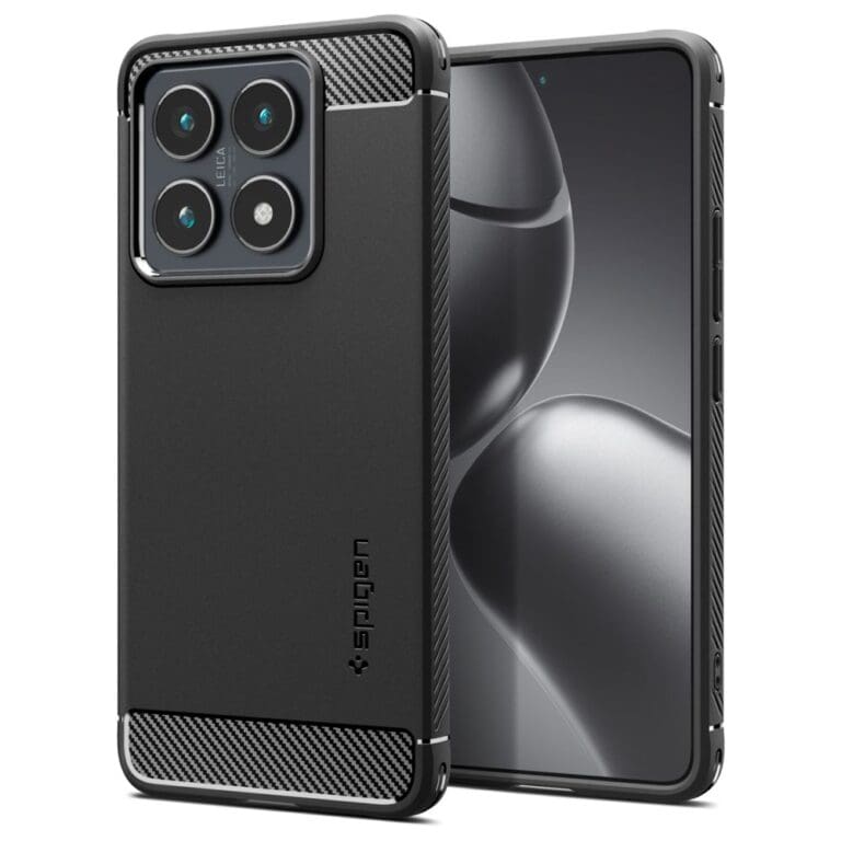 Spigen Rugged Armor Matte Black Xiaomi 14T Pro Tok