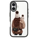 Warm Wishes Mom Brown Hair iPhone 16 Tok