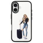 Woman Blonde With Baggage iPhone 16 Tok