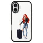 Woman Redhead With Baggage iPhone 16 Tok