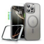ESR Classic Pro Set Halolock MagSafe Frosted Grey iPhone 16 Pro Max Tok