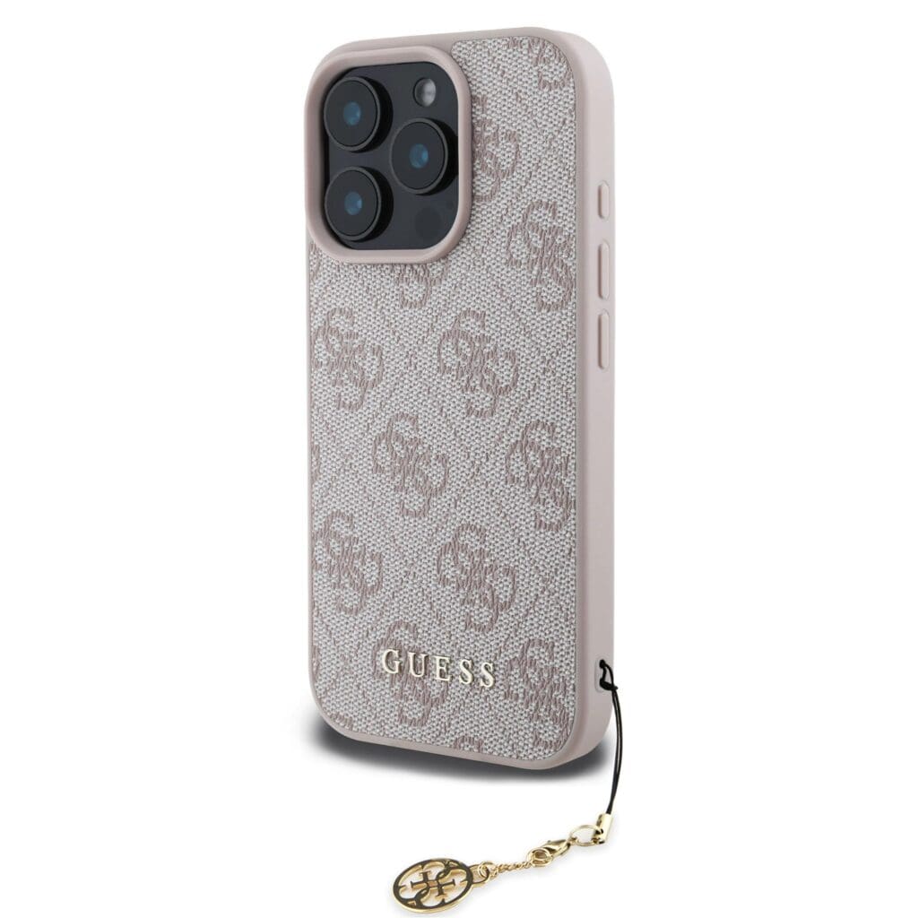 Guess 4G Charm Tone on Tone Pink iPhone 16 Pro Tok