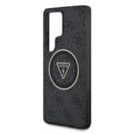 Guess IML 4G Glitter and Triangle Logo MagSafe Black Samsung Galaxy S25 Ultra Tok