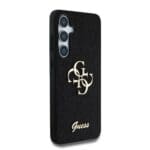Guess PU Fixed Glitter 4G Metal Logo Black Samsung Galaxy S25 Plus Tok