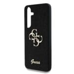 Guess PU Fixed Glitter 4G Metal Logo Black Samsung Galaxy S25 Plus Tok