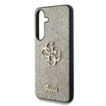 Guess PU Fixed Glitter 4G Metal Logo Gold Samsung Galaxy S25 Plus Tok