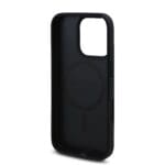 Guess PU Leather 4G Roses MagSafe Black iPhone 16 Pro Tok