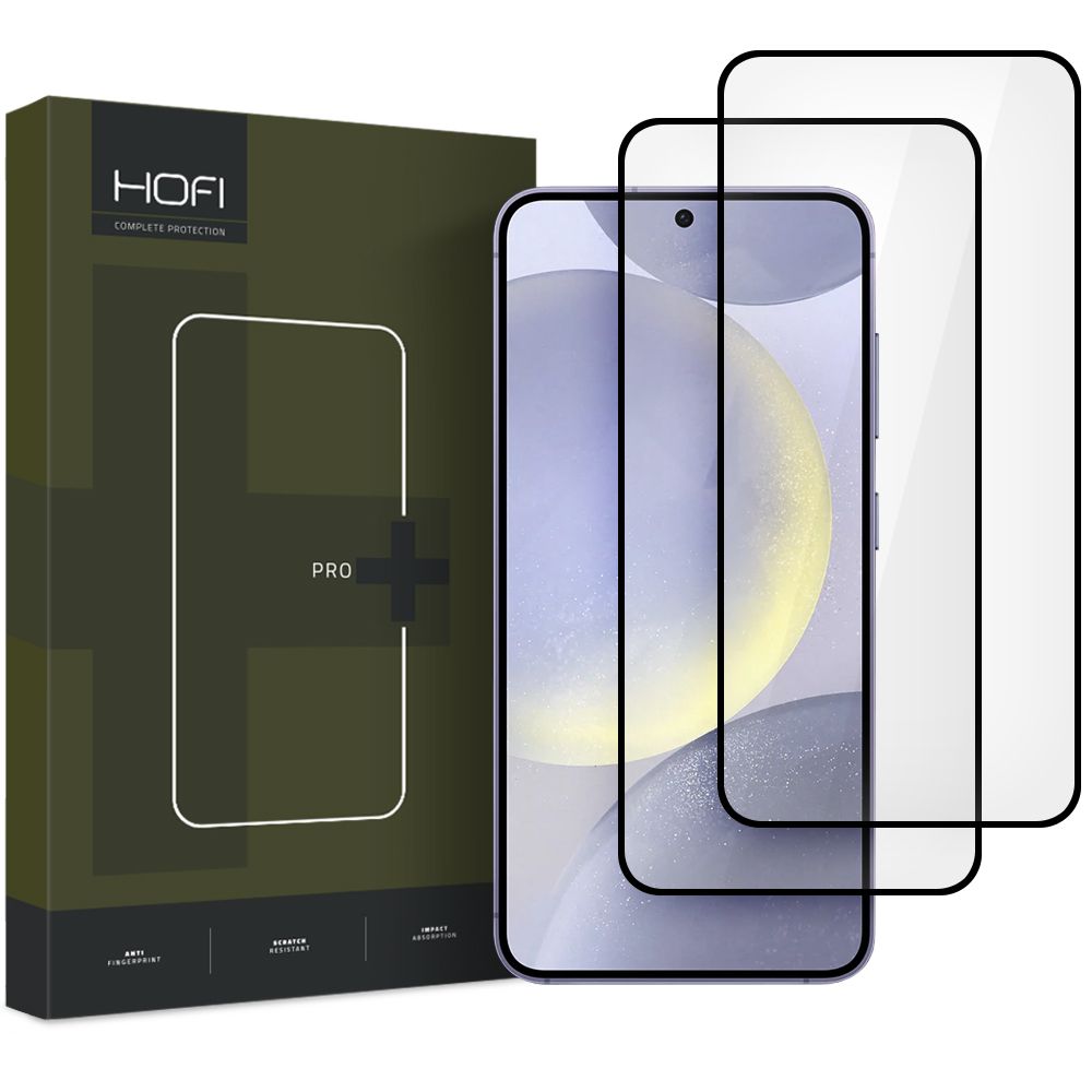 Hofi Glass Pro+ 2-Pack Plus Black Samsung Galaxy S25 Plus