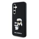Karl Lagerfeld 3D Rubber Karl and Choupette Black Samsung Galaxy S24 Fe Tok