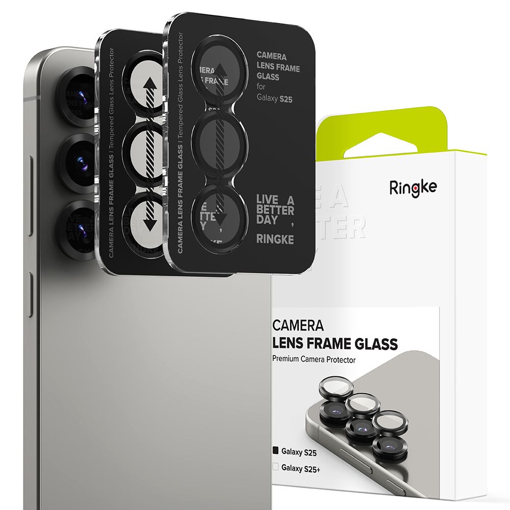 Ringke Camera Frame Protector 2-Pack Black Samsung Galaxy S25