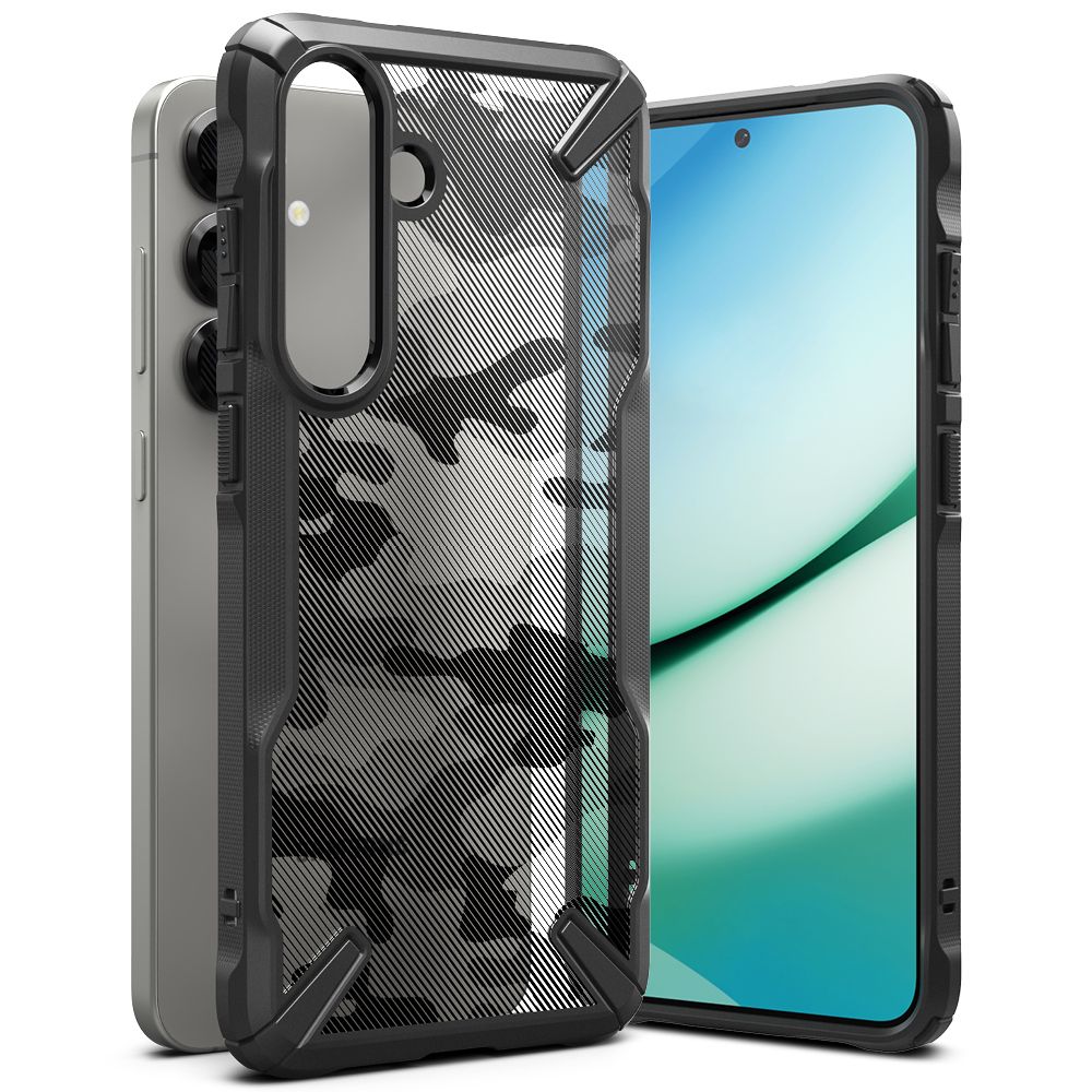 Ringke Fusion X Plus Camo Black Samsung Galaxy S25 Plus Tok