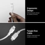 Spigen Durasync Mfi Lightning Cable 2-Pack 100Cm White