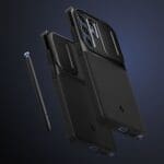 Spigen Optik Armor Black Samsung Galaxy S25 Ultra Tok
