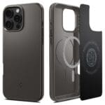 Spigen Thin Fit Mag MagSafe Gunmetal iPhone 16 Pro Tok