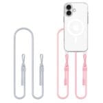 Tech-Protect Flexair Chain MagSafe Grey & Pink iPhone 16 Tok