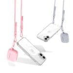 Tech-Protect Flexair Chain MagSafe Grey & Pink iPhone 16 Tok