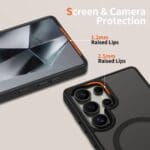 Tech-Protect Magmat MagSafe Black/Clear Samsung Galaxy S25 Ultra Tok