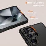 Tech-Protect Magmat Matte Black Samsung Galaxy S25 Ultra Tok