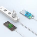 Tech-Protect Nc45W-Gan 2-Port Network Charger Pd45W + Type-C Cable White