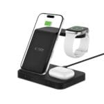 Tech-Protect Qi15W-A37 3In1 Wireless Charger For Android & Apple Black