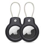 Tech-Protect Rough Vein 2-Pack Apple Airtag Black