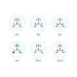 Tech-Protect Universal Travel Adapter From Eu White