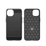 Carbon Case Case Flexible Gel Back Cover Blue iPhone 14 Tok