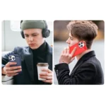 Carbon Case Flexible Gel Back Cover Black iPhone 14 Pro Tok