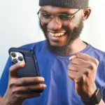 Carbon Case For Flexible Gel Back Cover Blue iPhone 14 Pro Max Tok