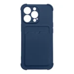 Card Armor Case Pouch Cover For Card Wallet Silicone Air Bag Armor Case Navy Blue iPhone 13 Mini Tok