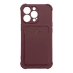 Card Armor Case Pouch Cover For Card Wallet Silicone Air Bag Armor Case Raspberry iPhone 12 Pro Max Tok