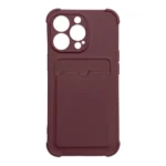 Card Armor Case Pouch Cover For Card Wallet Silicone Air Bag Armor Case Raspberry iPhone 13 Pro Tok
