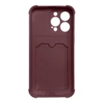 Card Armor Case Pouch Cover For Card Wallet Silicone Air Bag Armor Case Raspberry iPhone 13 Pro Tok