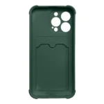 Card Armor Case Pouch Cover For Card Wallet Silicone Air Bag Armor Green iPhone 13 Mini Tok