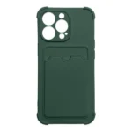 Card Armor Case Pouch Cover For Card Wallet Silicone Air Bag Armor Green iPhone 13 Mini Tok