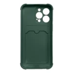 Card Armor Case Pouch Cover For Card Wallet Silicone Air Bag Armor Green iPhone 13 Mini Tok