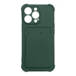 Card Armor Case Pouch Cover For Card Wallet Silicone Air Bag Armor Green iPhone 13 Mini Tok