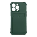 Card Armor Case Pouch Cover For Card Wallet Silicone Air Bag Armor Green iPhone 13 Mini Tok