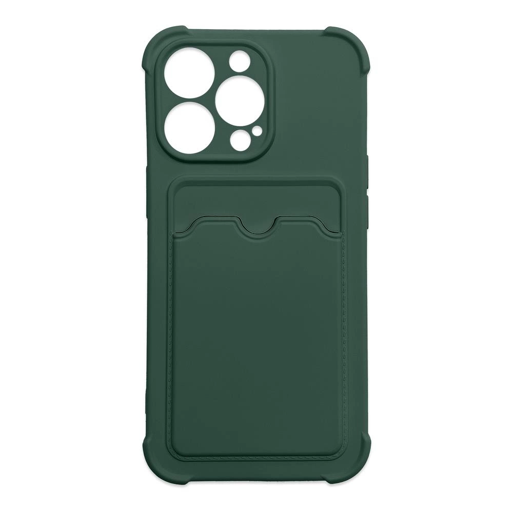 Card Armor Case Pouch Cover For Card Wallet Silicone Air Bag Armor Green iPhone 13 Mini Tok