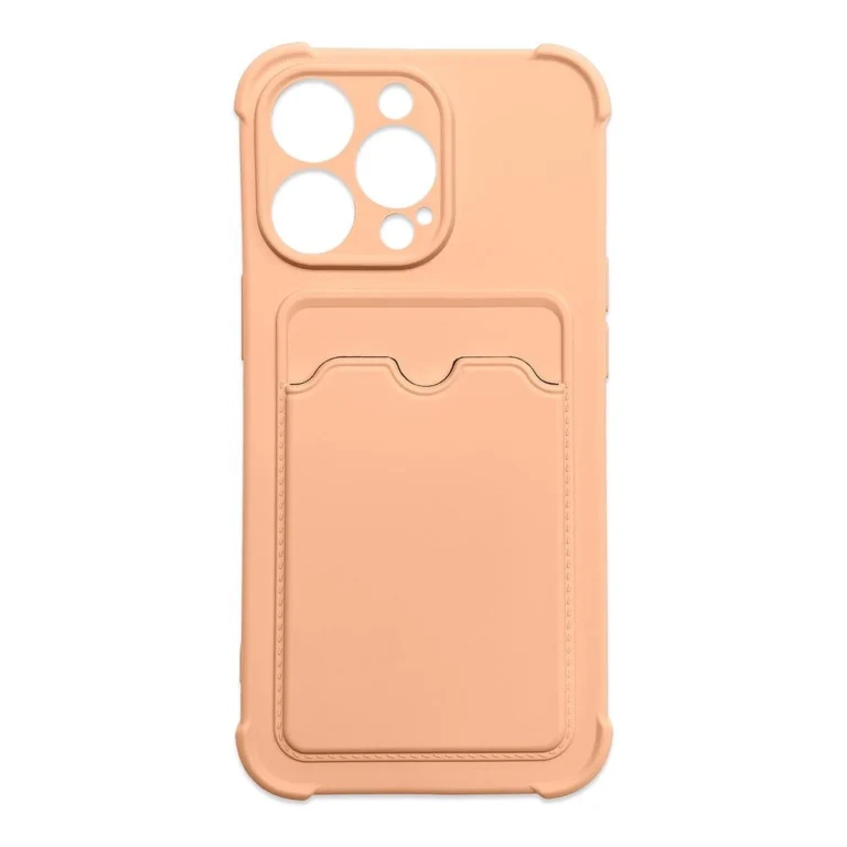 Card Armor Case Pouch Cover For Pro Card Wallet Silicone Armor Air Bag Cover Pink iPhone 11 Pro Tok