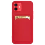Card Case Silicone Wallet Wallet With Card Slot Documents For Red iPhone 12 Pro Max Tok