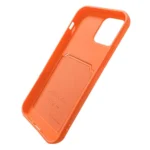 Card Case Silicone Wallet With Card Slot Documents For Orange iPhone 13 Mini Tok