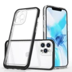 Clear 3in1 Case For Case Gel Cover With Frame Black iPhone 12 Pro Max Tok