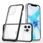 Clear 3in1 Case For Case Gel Cover With Frame Black iPhone 12 Pro Max Tok